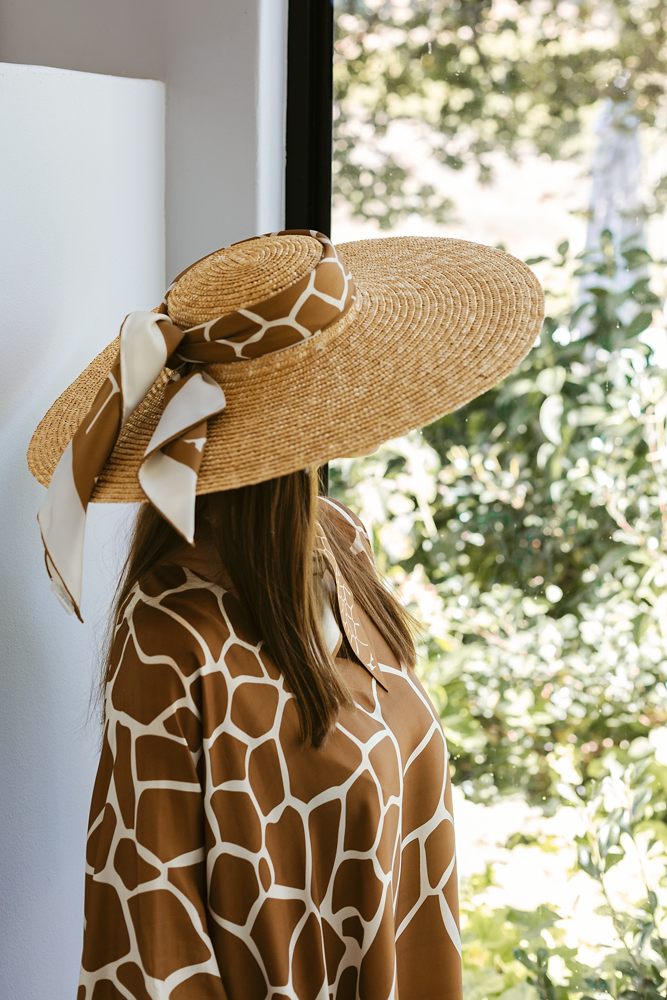 Scarf Silk - Giraffe