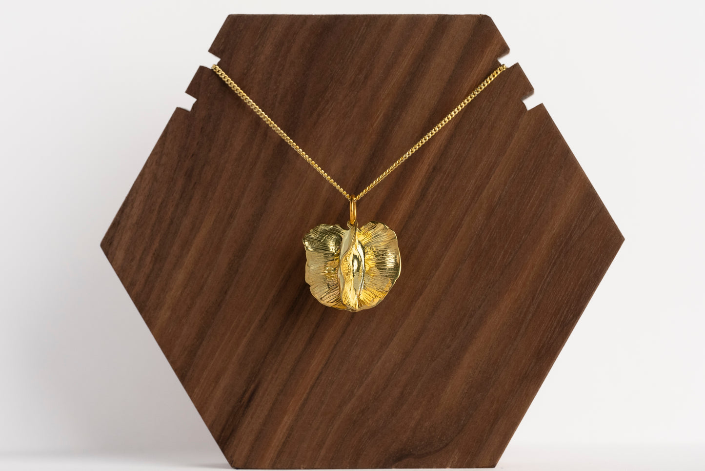 Large Bushwillow drop pendant - Gold