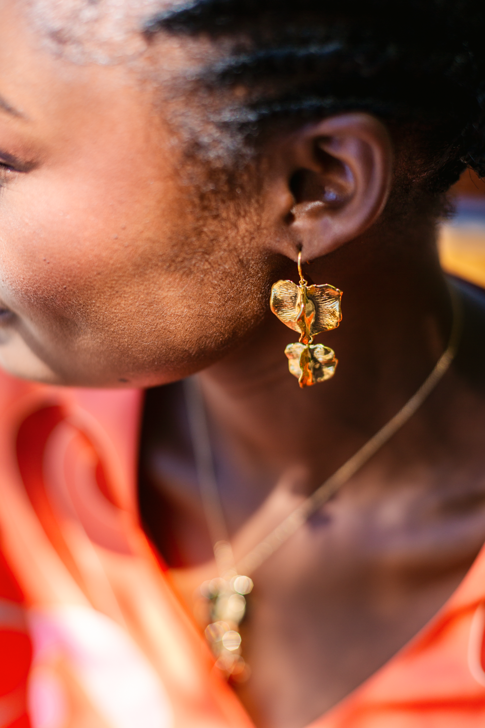 Duo Large with Medium Bushwillow on hook - Gold