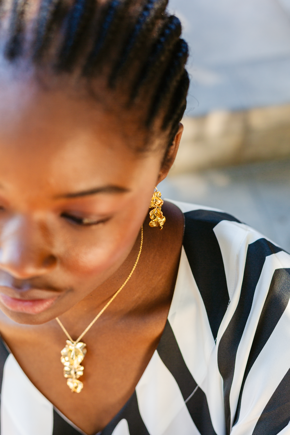 Bushwillow Three piece pendant - Gold