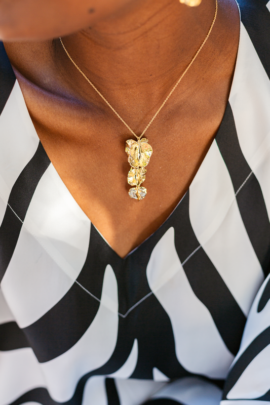 Bushwillow Three piece pendant - Gold