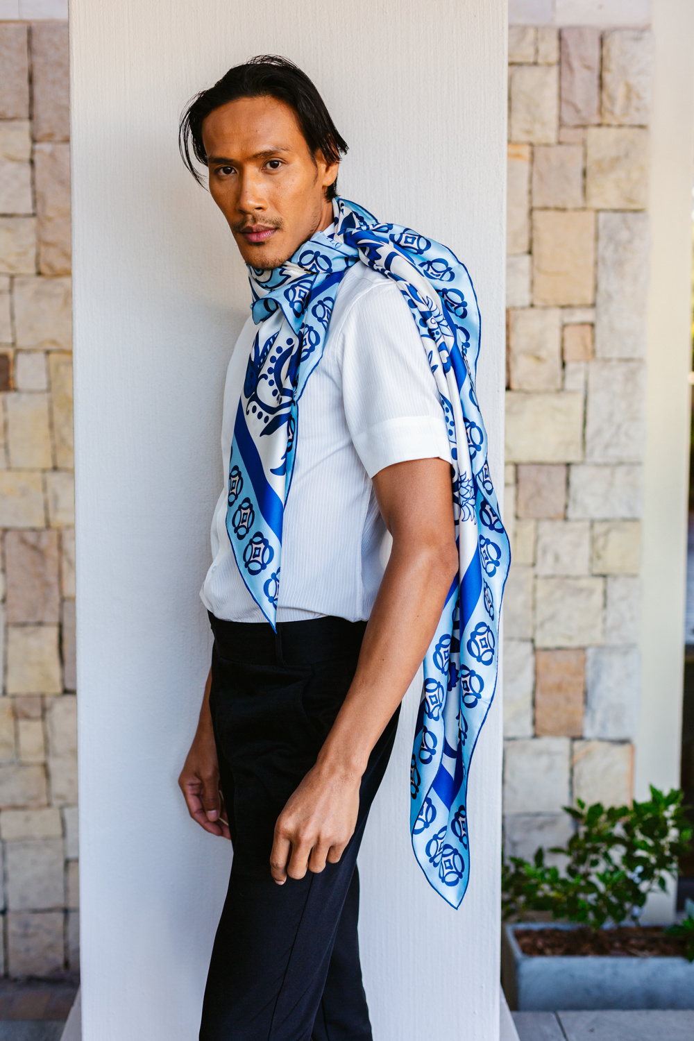 Scarf Silk -Mahe