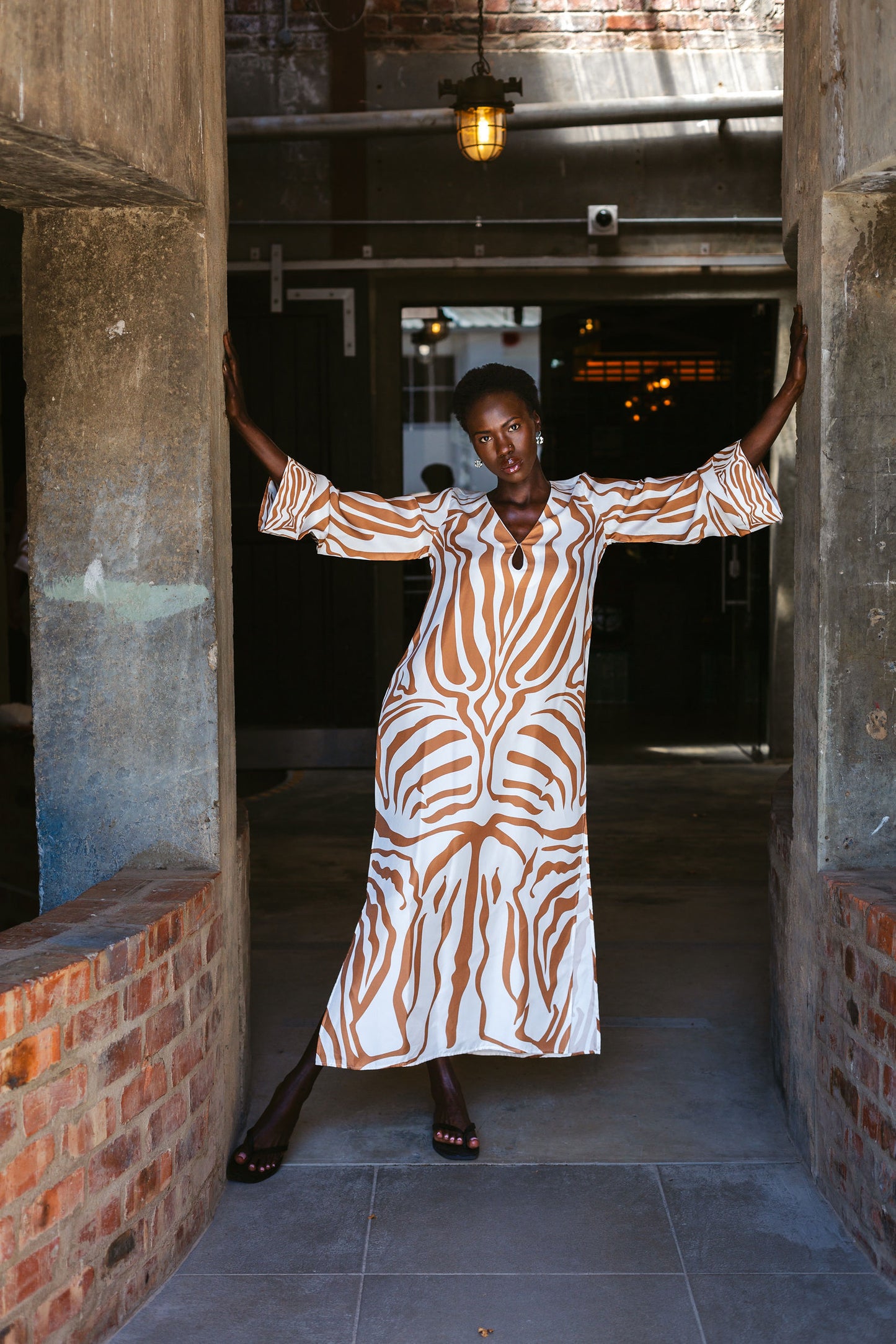 Silk Dress - Quagga
