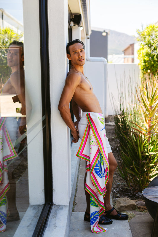 Scarf Silk - Life is Beautiful