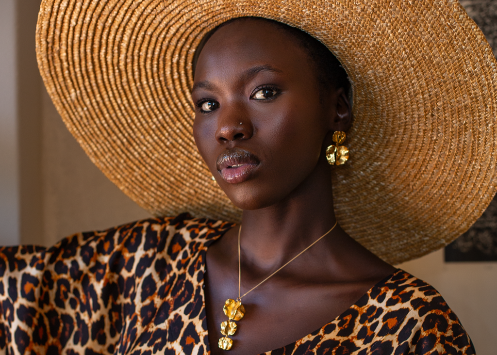 Kaftan Satin - Leopard