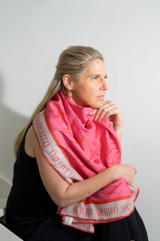 Scarf Silk - Bliss Pink