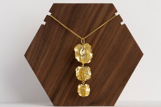 Bushwillow Three piece pendant - Gold