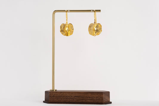 Medium Bushwillow drop on hook - Gold