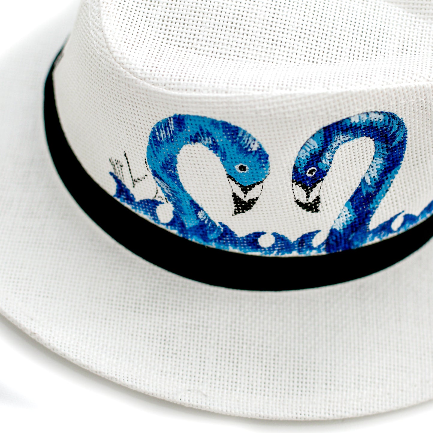 Blue Flamingo Hat